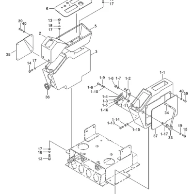 Alavanca para a máquina Hyundai