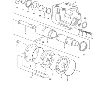 Acionamento para a máquina Hyundai