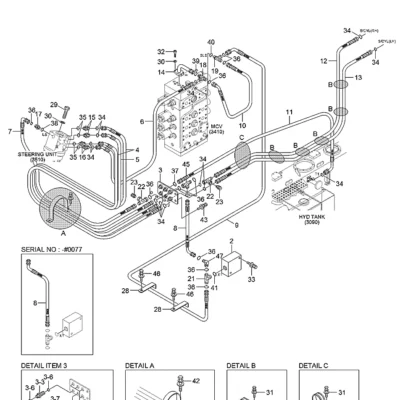 Adaptador-giratório para a máquina Hyundai