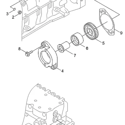 Adaptador-bomba hidráulica para a máquina Hyundai
