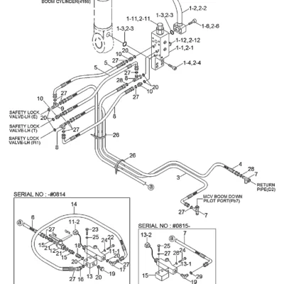 Adaptador-nut retrátil para a máquina Hyundai