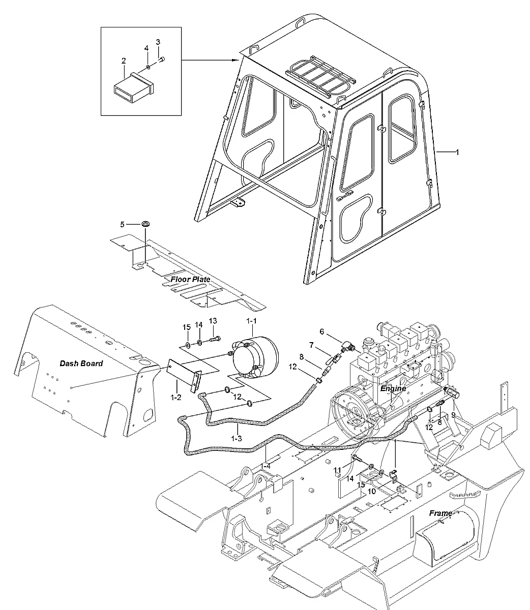 Adaptador para a máquina Hyundai