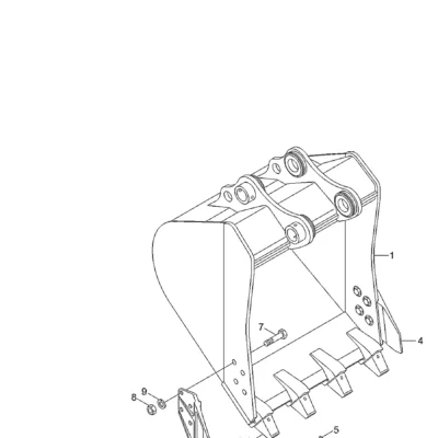 Adaptador-dente para a máquina Hyundai