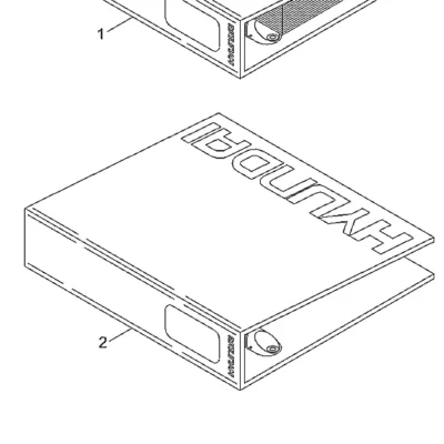 Adesivo para a máquina Hyundai