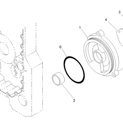 Adaptador-bomba hidráulica para a máquina Hyundai